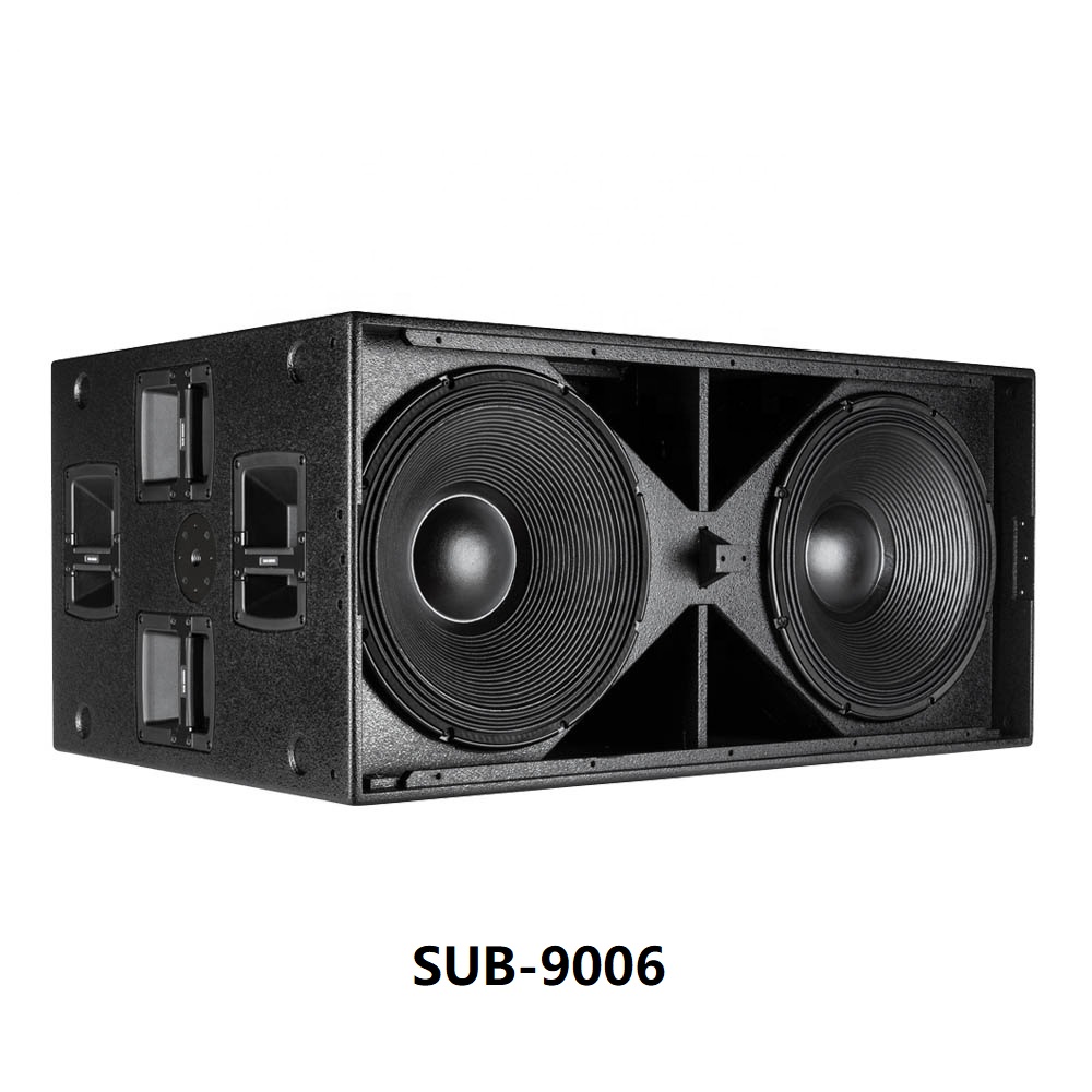 SUB-9006/SUB-9006AS/SUB-9007/SUB-9007AS Dual 18"/21" high power passive/active powered subwoofer loudspeaker sound audio system RCF