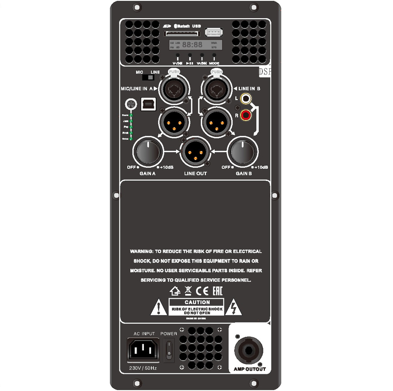 QSC600-MP3 Amplifier Module
