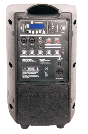 BPS08D-MP3-2 BPS10D-MP3-2 Battery Powered Speaker Systems